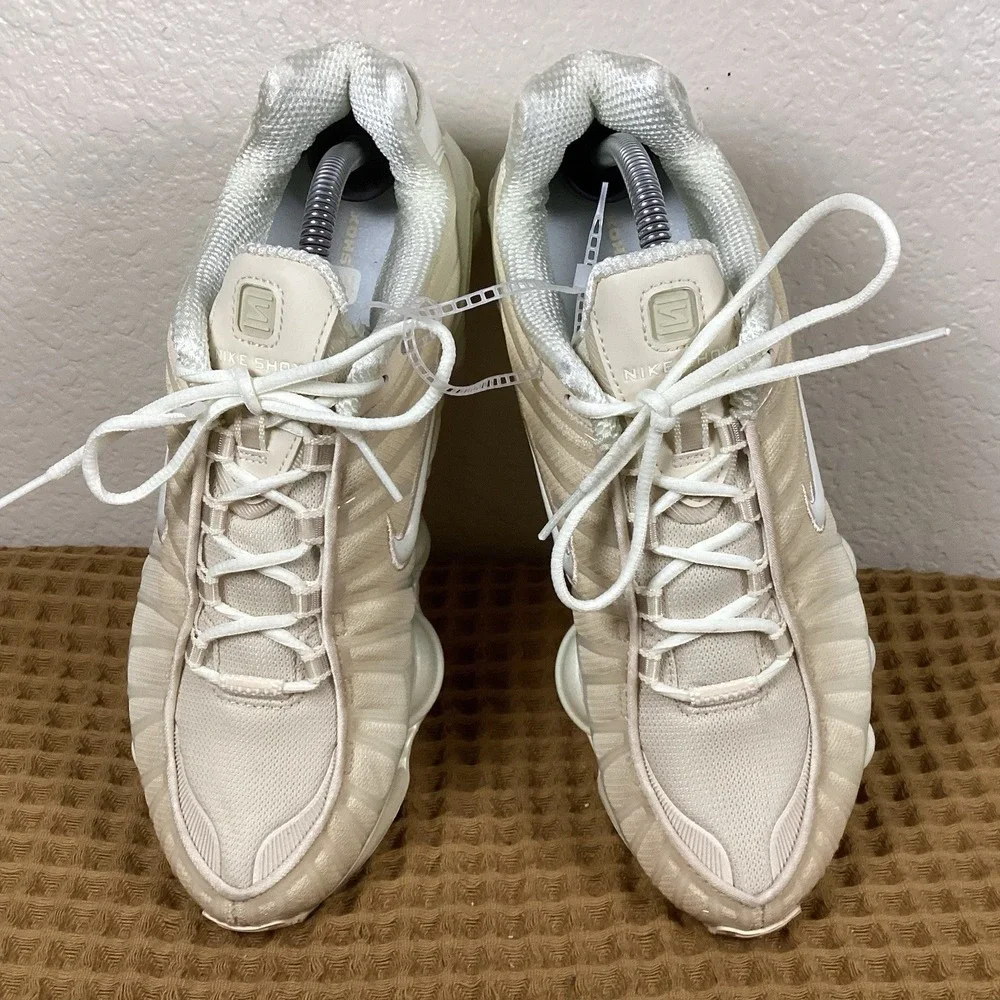 NEW Nike Shox TL Pearl White Womens Sz 9.5 Y2k Style Sneakers IH5075-219